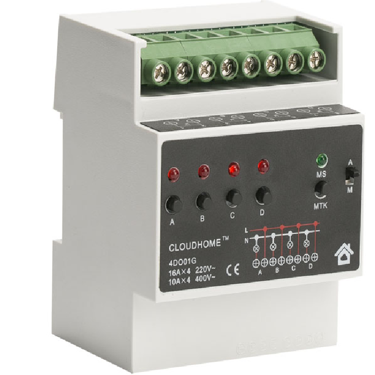 4路开关量(DO)控制单元（功率型）